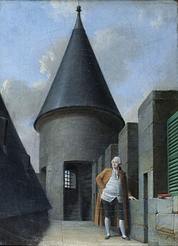 Luis XVI en la prisión del Temple