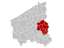 Mapa del distrito con sus divisiones