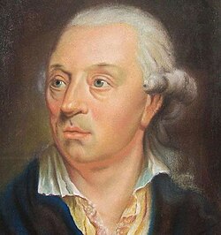 Retrato e información biográfica de Carl Gotthard Langhans