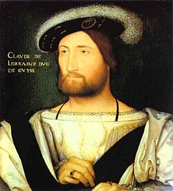 Retrato de Claudio de Lorena, primer duque de Guisa
