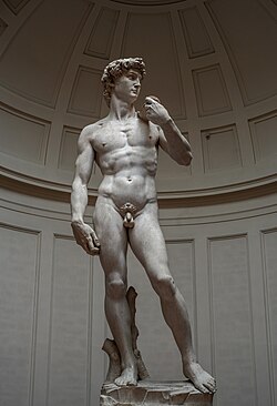 Escultura de El David de Miguel Ángel