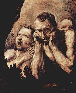 Detalle de Apolo y Marsias de José de Ribera