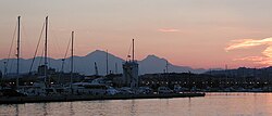 Vista del puerto de Pescara