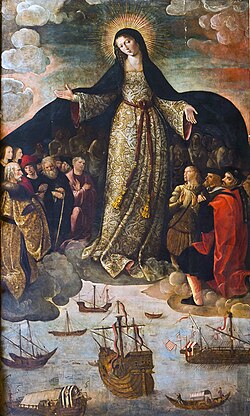 Detalle de la Virgen de los Navegantes