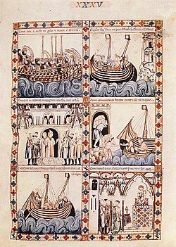 Miniatura de las Cantigas de Santa María