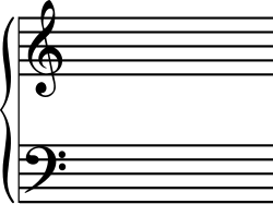 Sistema de dos pentagramas unidos