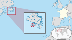 San Pedro y Miquelón cerca de Terranova