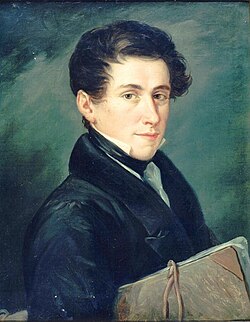 Posible autorretrato de Leonardo Alenza hacia 1824 conservado en el Museo Lázaro Galdiano de Madrid.