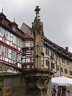 Píldora gótica en Schwäbisch Hall, Alemania