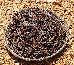 Cesta de vainilla en Madagascar