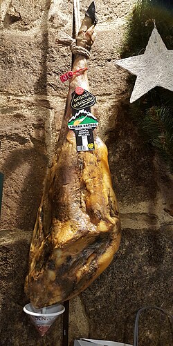 Jamón ibérico en una pieza