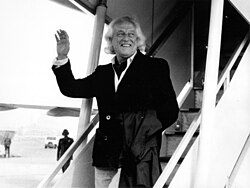 Regreso de Alberti a España en 1977.