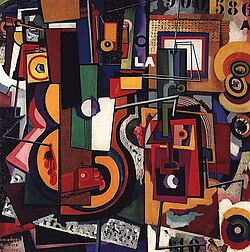 Obra con fósforos y madera de Amadeo de Souza-Cardoso