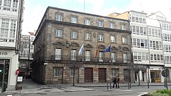 Casa de la Aduana, sede de la Subdelegación del Gobierno en La Coruña