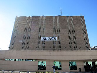 Oficinas del periódico El País en Madrid