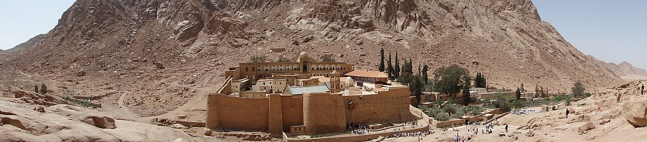 Imagen panorámica del complejo monástico