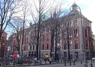 Vista general de la Bolsa de Ámsterdam