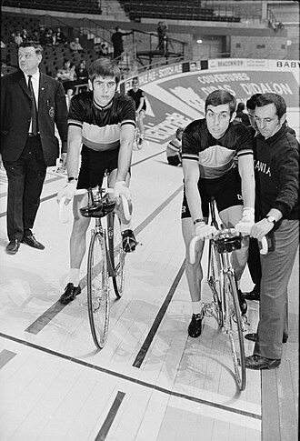 Jean-Pierre Monseré y Patrick Sercu en 1970