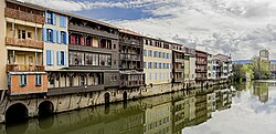 Vista panorámica de la arquitectura de Castres