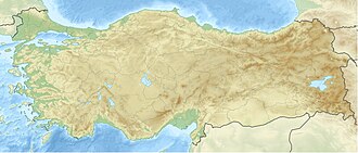 Vista aérea de la península de Galípoli en Turquía