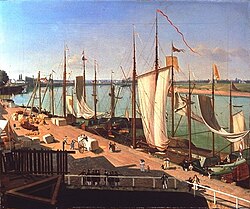 Düsseldorf en el año 1832