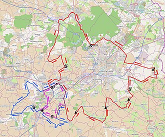 Recorrido del Gran Premio de Denain