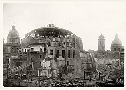 Demolición del auditorio Augusteo ordenada por Benito Mussolini en 1936