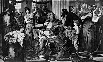 Alarico en Atenas, obra de Ludwig Thiersch de 1894