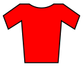 Maillot rojo de líder de la general de la Vuelta a España