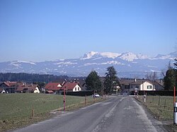 Paisaje de la región de Savigny