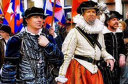 Desfile histórico en Den Briel
