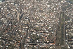 El centro de Utrecht con la catedral de San Martín