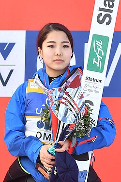 Sara Takanashi, destacada saltadora de esquí