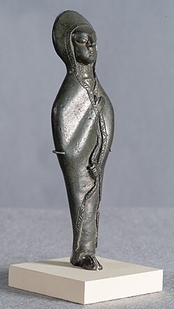 Exvoto ibero expuesto en el Museo Arqueológico Nacional