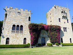 Fachada del Pazo de Meirás en Sada