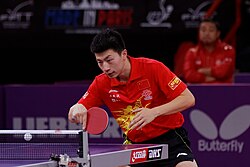 Ma Long durante los Campeonatos del Mundo de 2013