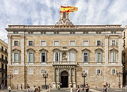 Fachada del palacio de la Generalidad
