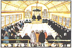 Debate sobre el bautismo en Zúrich en 1525