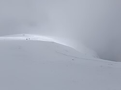 Macizo de Peñalara durante la temporada invernal.
