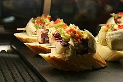 Pinchos tradicionales vascos