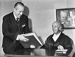 Francisco Franco junto a Carlos Arias Navarro