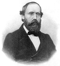 Retrato de Bernhard Riemann en 1863