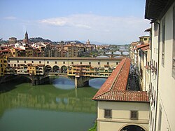 Vista del Ponte Vecchio