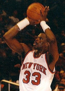 Pat Ewing con los Knicks