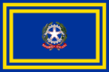 Insignia y estandarte oficial del presidente del Consejo de Ministros de Italia