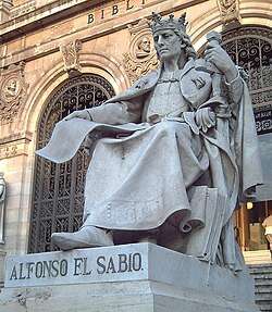 Escultura de Alfonso X