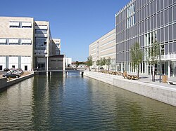 Edificios de la Facultad de Humanidades de la Universidad de Copenhague.