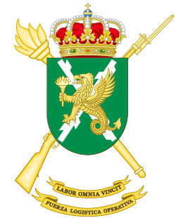 Escudo de la Fuerza Logística Operativa del Ejército de Tierra Español
