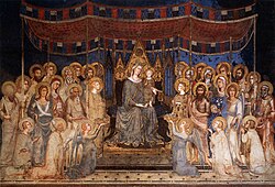 La Majestad de Simone Martini en la Sala del Mapamundi