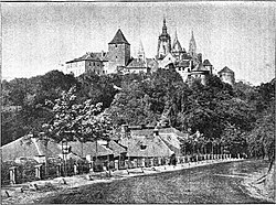 El Castillo de Praga y su entorno en 1918